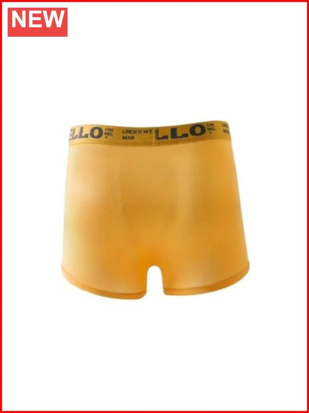 Men's Mesh Ice Silk Boxer Briefs Breathable Underwear 4-Pack